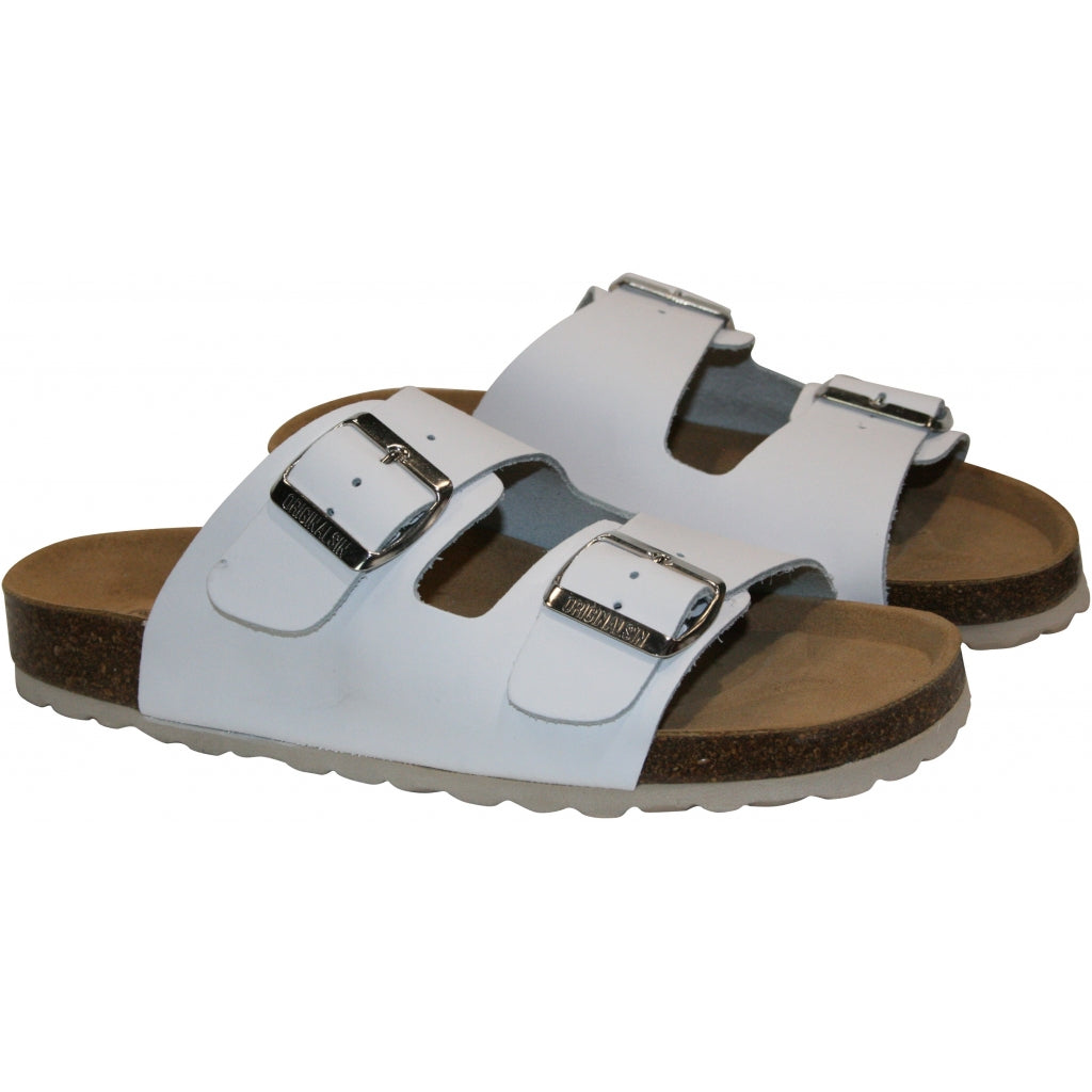 Original Sin SofieOS Leather Sandals White